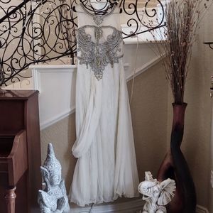 Indian Gown Once Worn Off White